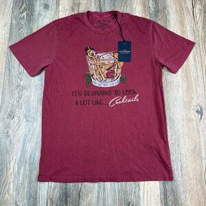LUCKY BRAND COCKTAILS T-SHIRT Men’s Size S Small USA Made NEW